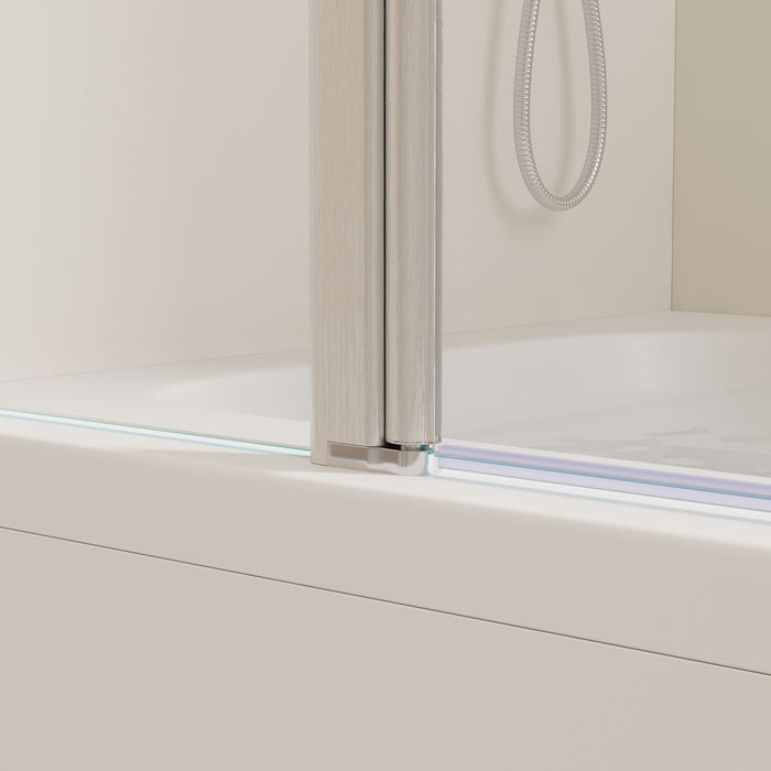 Shower Doors For Bathtub With Tempered Glass