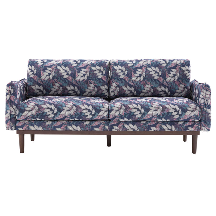 2 Seater Loveseat Sofa With Spacious Seating Area