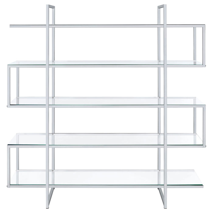Harison - 5 Shelf Bookshelf - Clear