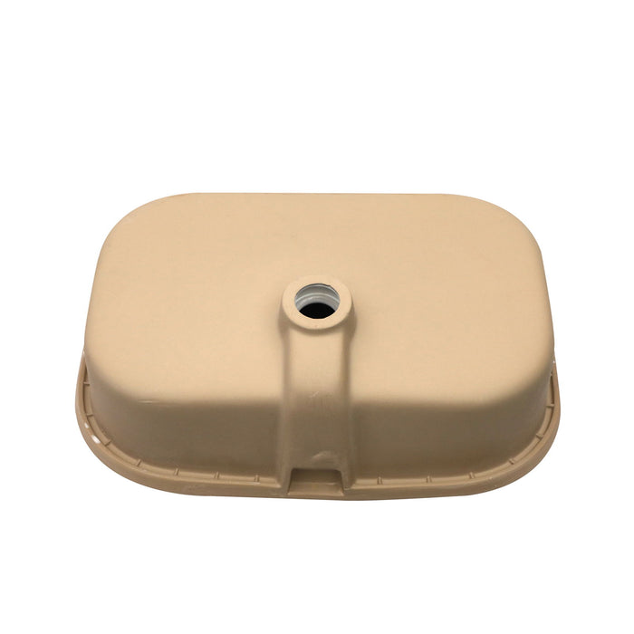 Undermount Bathroom Sink 22" X 15.25" With Overflow Sleek, High Temperature Fired, Stain Resistant, Smooth Polished Surface - White