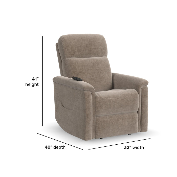 Luma - Petite Power Lift Recliner With Power Headrest, Lumbar, Heat & Massage