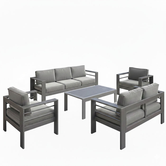 Outdoor Patio Set All-Weather With Thick Cushions
