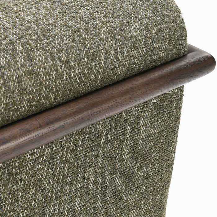 Lucia - Swivel Accent Chair - Kale Green