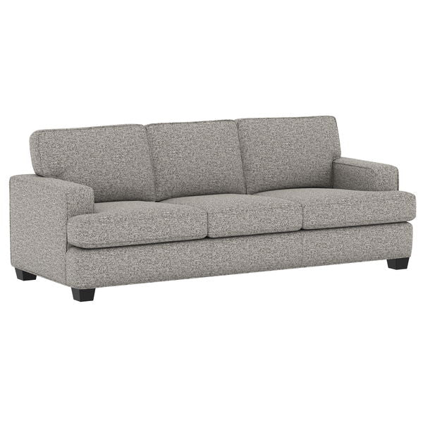 Carter - 86" Sofa With Track Arms And Tapered Block Legs - Speckled Brown
