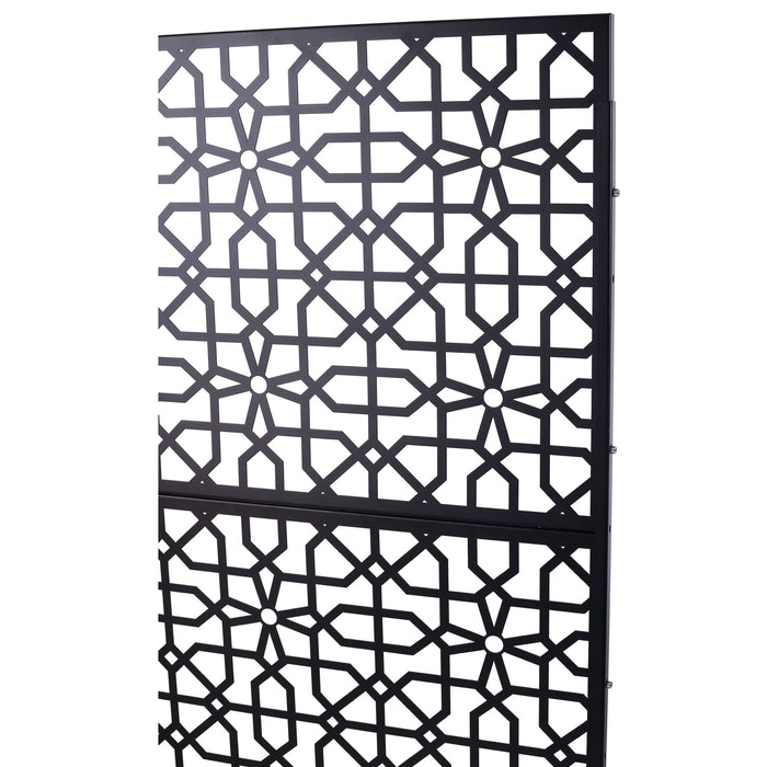Outdoor & Indoor Metal Freestanding Decorative Privacy Screen