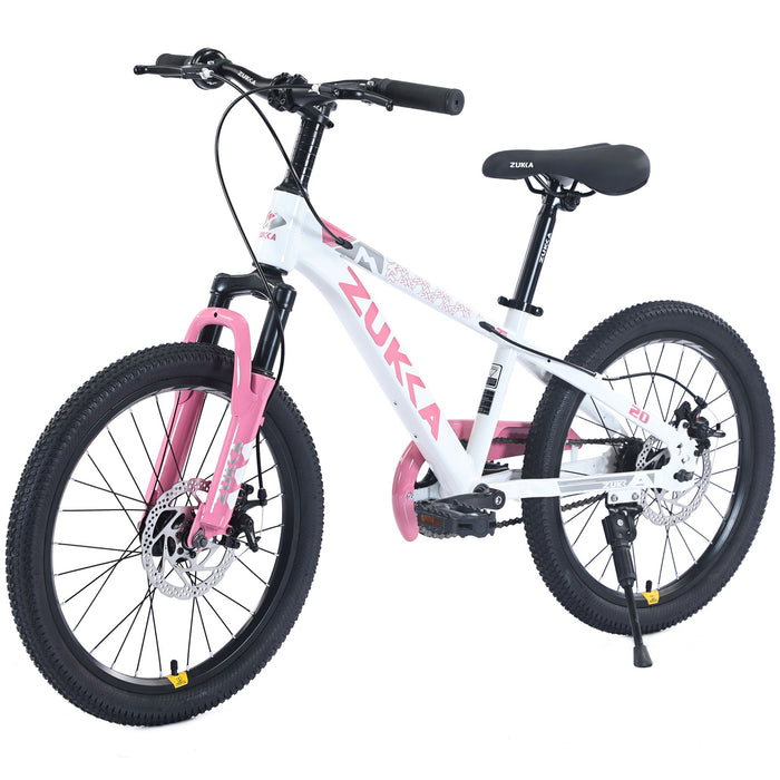 Zukka - 20" Mountain Bike With Adjustable Saddle And Suspension Fork