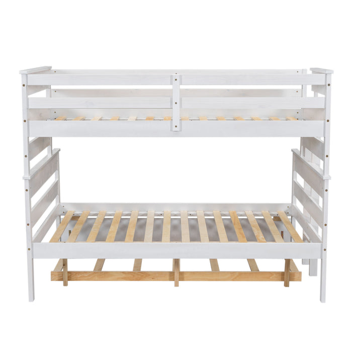 Detachable Design Bunk Bed With Ladder