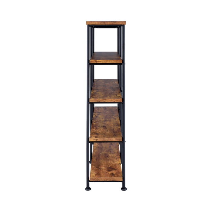 Double Wide Bookcase Shelves - Brown