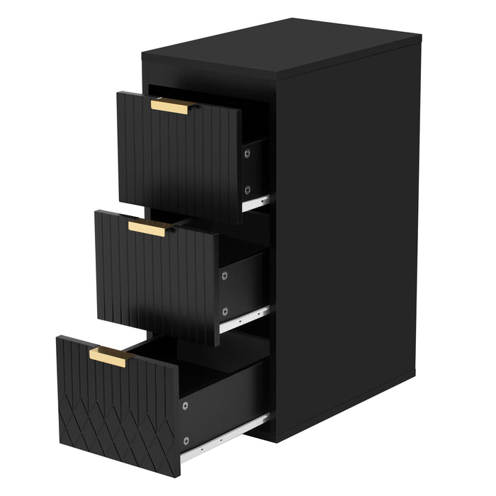 Modern Wall Mounted Floating Cabinet With Drawers For Bathroom