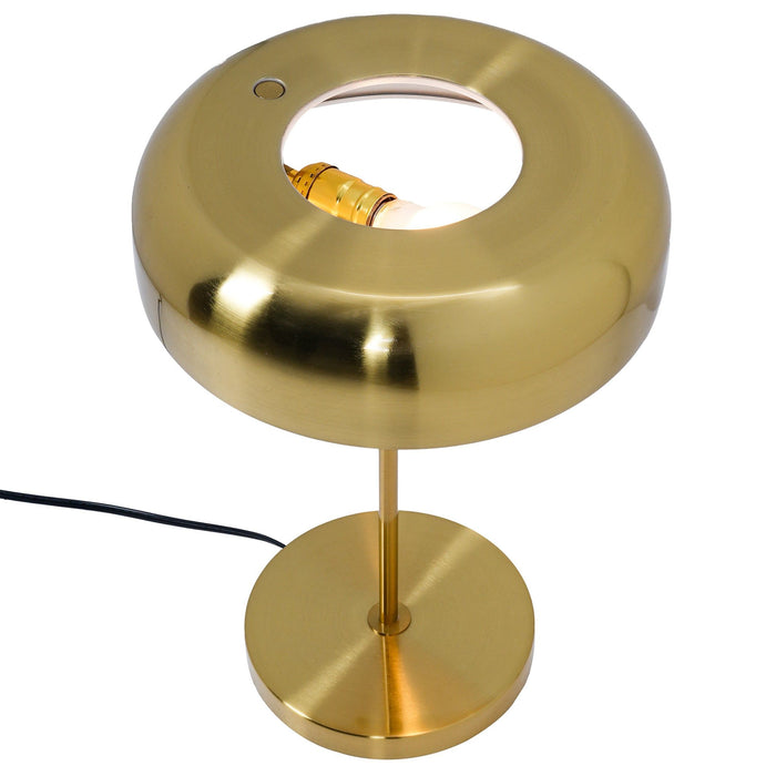 Bedside Nightstand Table Lamp - Gold