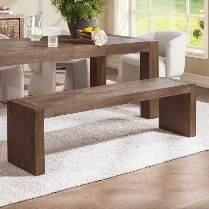 Glendale - 64" Dining Bench - Toasted Chestnut