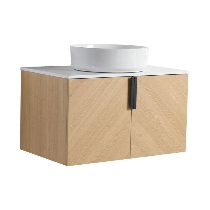 Wall Mounted Bathroom Vanity With Art Sink