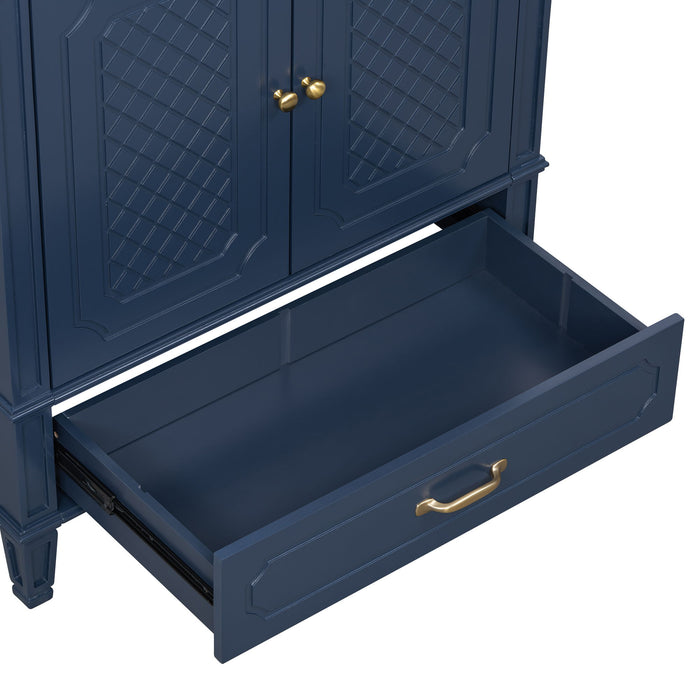 Bathroom Vanity With Sink, Soft Closing Door, Multi Functional Storage