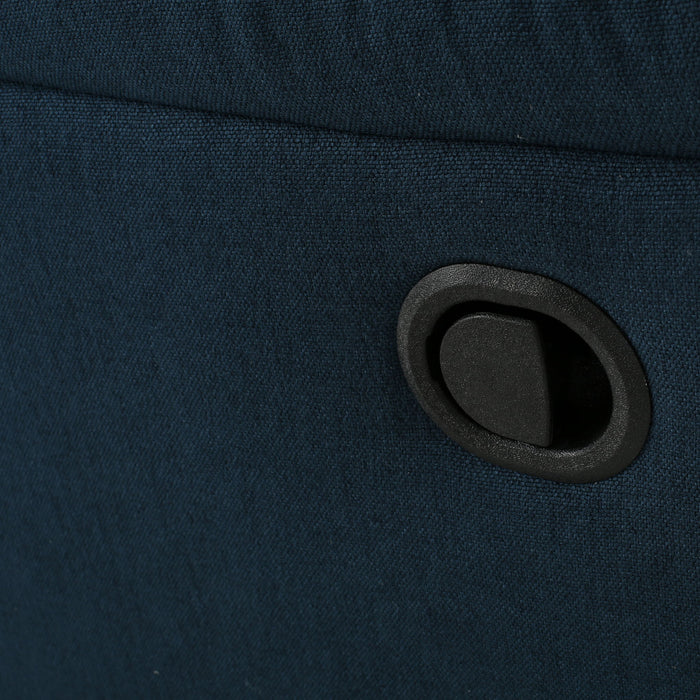 Contemporary Glider Recliner With Swivel Function