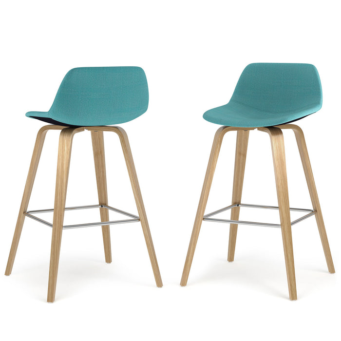 Randolph - Counter / Bar Height Stool (Set of 2) - Blue