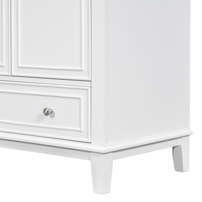 Modern Bathroom Vanity Base Only With Doors And Drawer