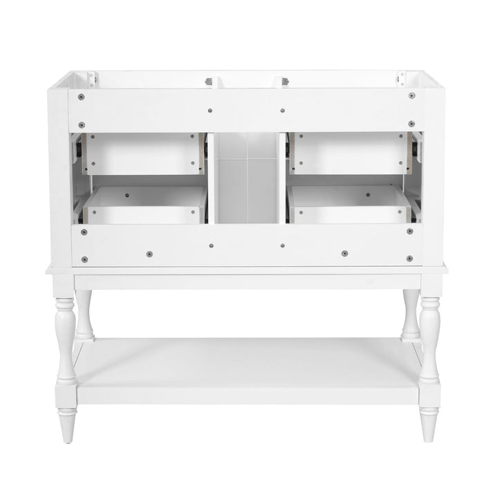 Modern Bathroom Vanity Cabinet With 4 Drawers
