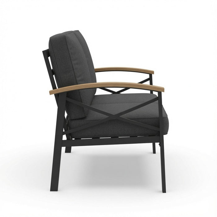 Outdoor Loveseat With Washable Cushions