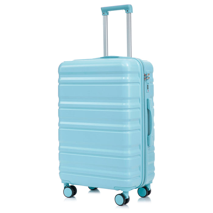 Tourist 3 Piece Luggage Set, Combination Lock, Durable Hard Shell With 360° Silent Wheels