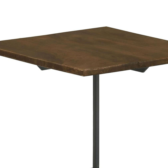 Accent Table With Tripod Legs - Brown