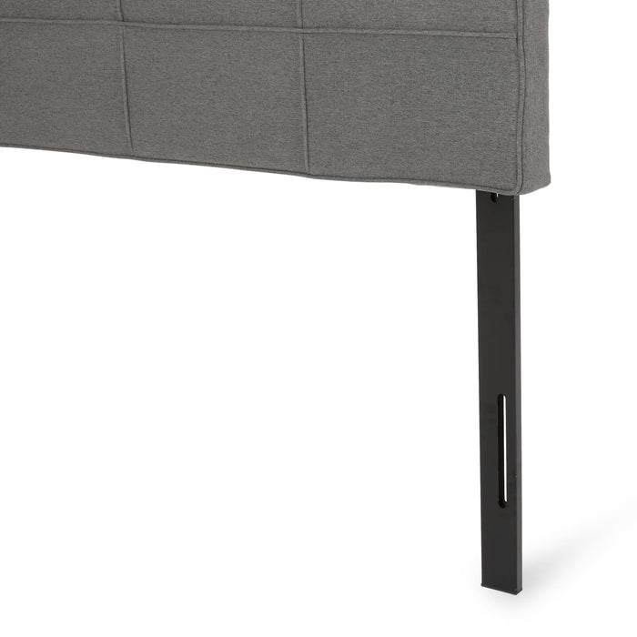 King / California King Sized Headboard - Charcoal Gray
