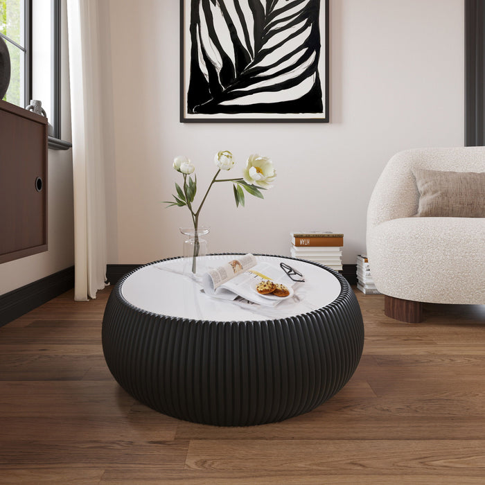 Drum Shaped Coffee Table