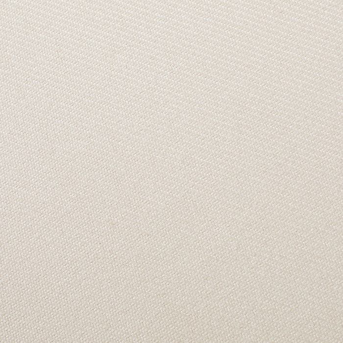 Upholstered Storage Ottoman With Nailhead Trim - Beige