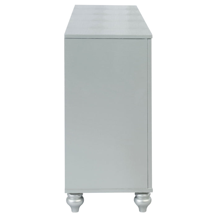 Arabesque - 6 Drawer Dresser - Silver