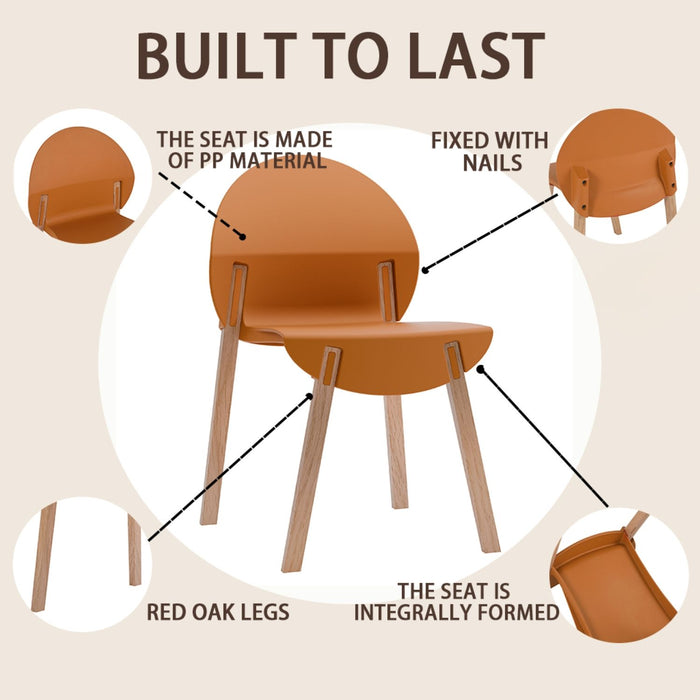 4 Piece Set Of Single Chairs With A Folding Square Table