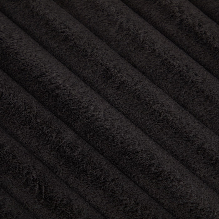 Modern Upholstered Round Ottoman Coffee Table With Storage Shelf