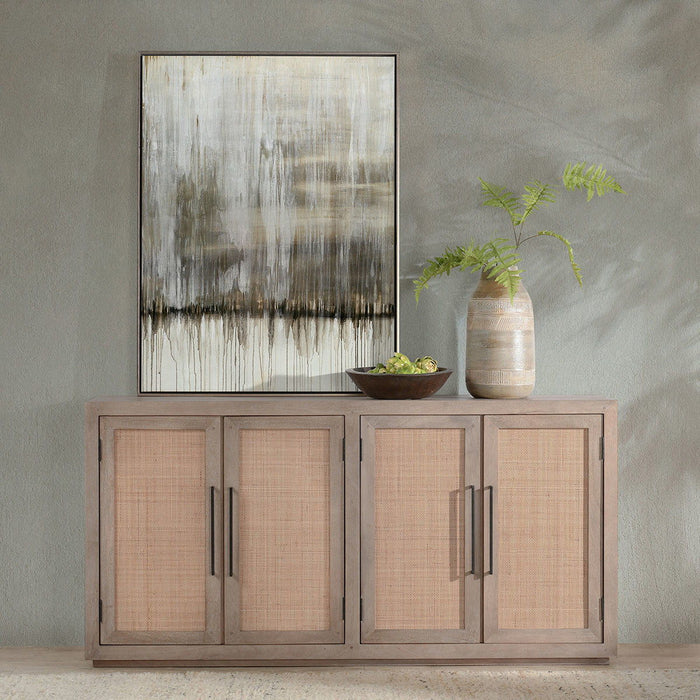 Jensen - 4 Door Cabinet - Meadow Taupe