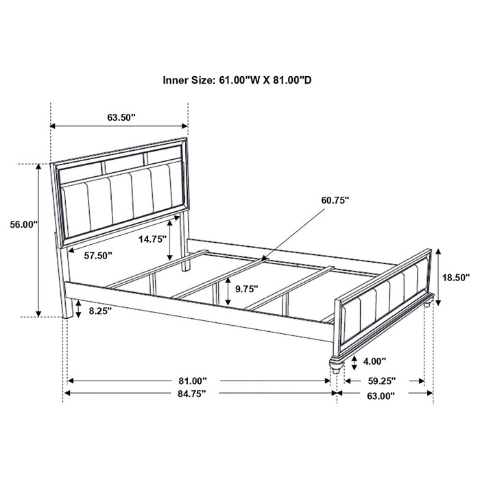 Talia - Panel Bed
