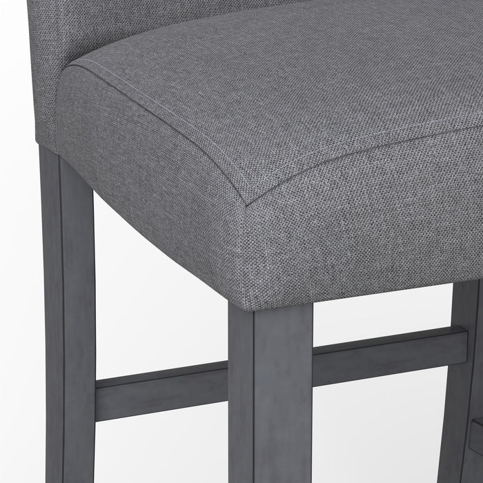 Seneca - Upholstered Barstools (Set of 2) - Walnut Ash