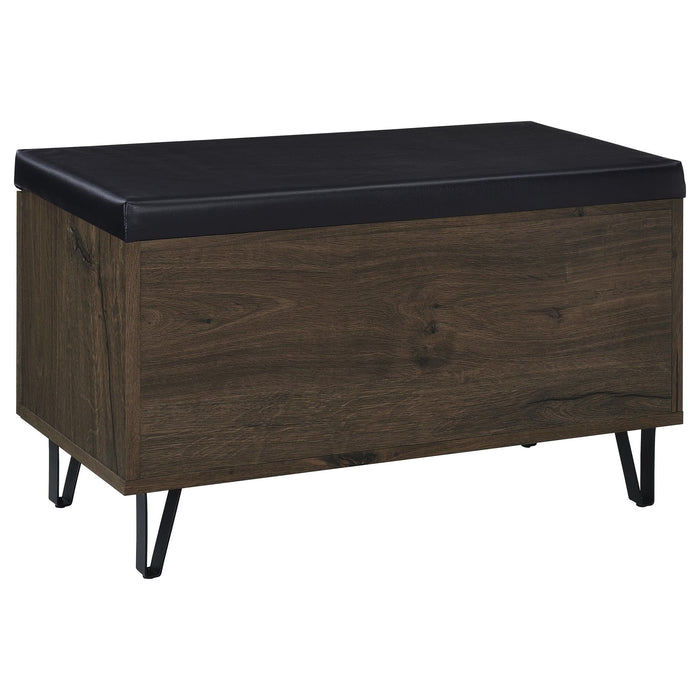 Clackamas - 2 Door Storage Bench With Padded Seat