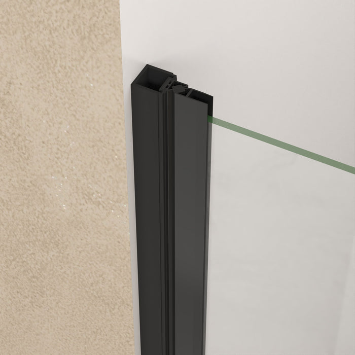 Shower Door With Glass And Explosion Proof Safety Film