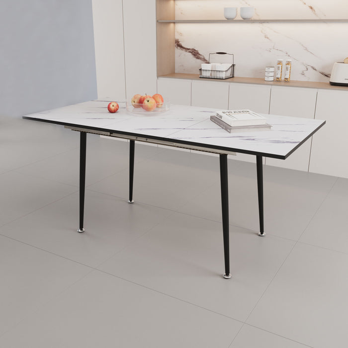 Modern Extendable Dining Table And Chair Set