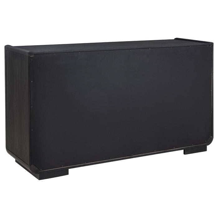 Bangor - 2 Drawer Dining Sideboard Server - Black