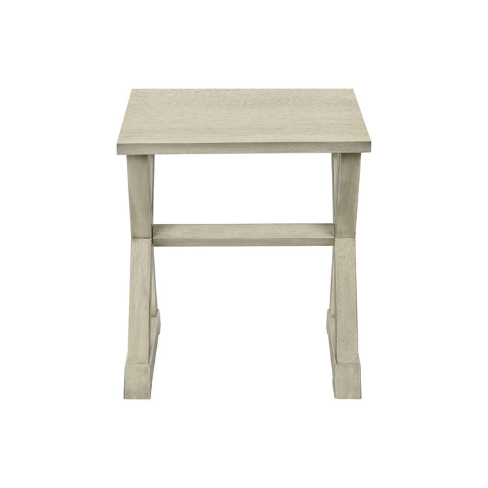Compact Accent End Table, Square, Transitional
