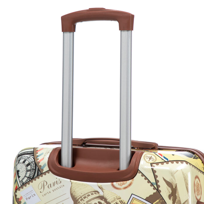 3 Piece Spinner Luggage Set 20" / 24" / 28" With Combination Lock And Silent Wheels - Black / Vintage