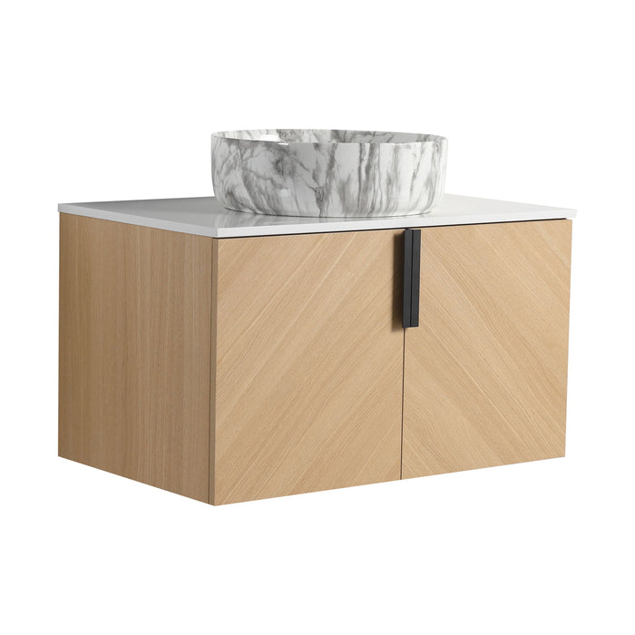 Wall Mounted Design Bathroom Vanity & Art Sink