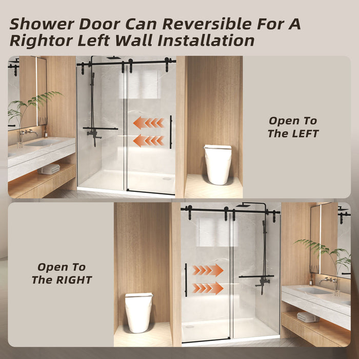 Frameless Sliding Bathtub Door With Frame