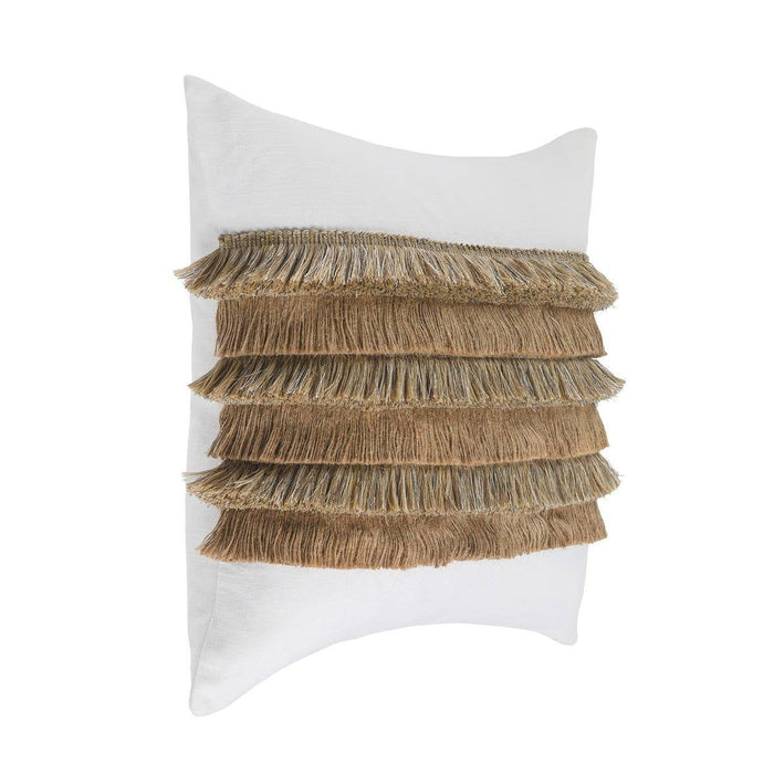 Safi - 22" x 22" Pillow - Ivory / Natural
