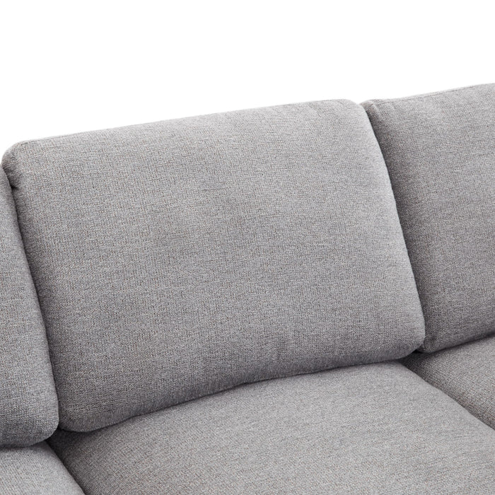 Sectional Sofa Modular U-Shaped With Ottoman & USB Ports