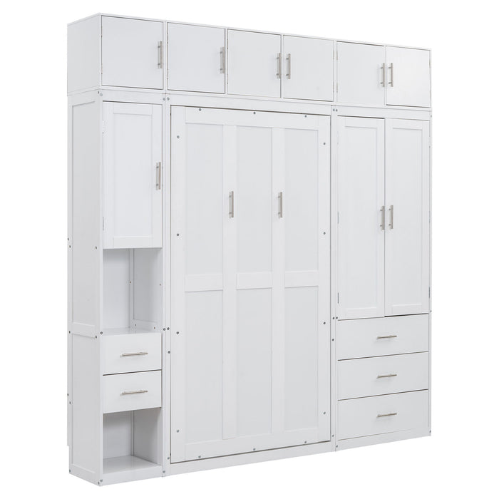 Murphy Bed With Lockers And Wardrobes