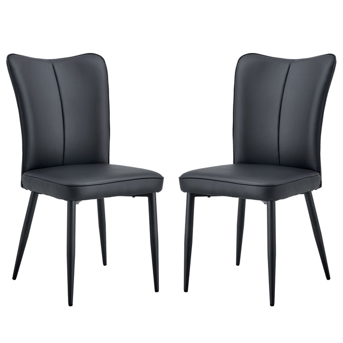Minimalist Style Minimalist Dining Chairs With Metal Legs