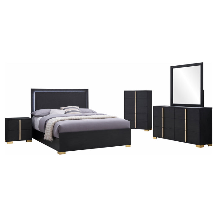 Jeremiah - Bedroom Set With LED Headboard