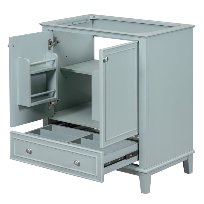 Modern Bathroom Vanity Base Only With Doors And Drawer