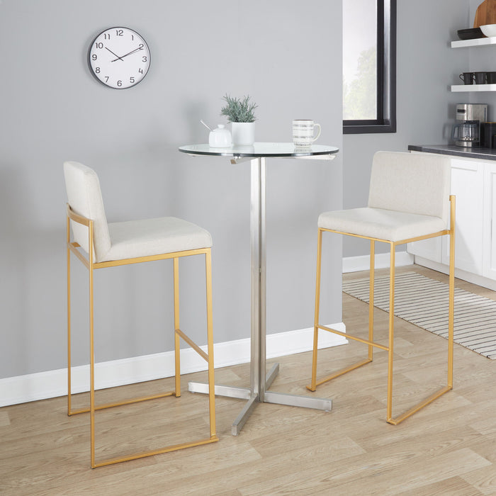 Fuji - Contemporary Design High Back Barstool