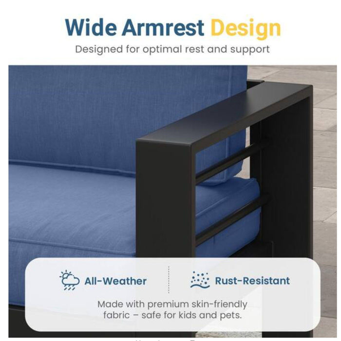 Outdoor Patio Set, All-Weather, Thick Cushions