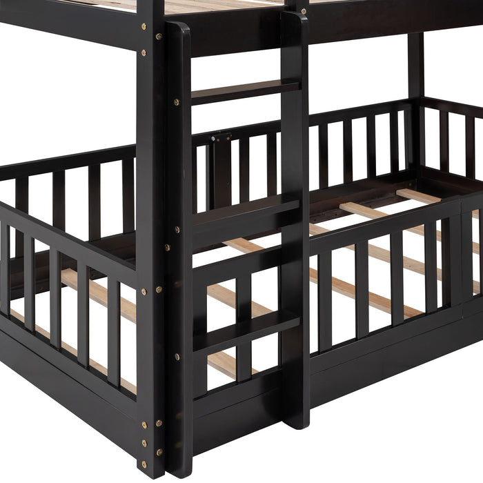Bunk Bed With Convertible Ladder And Slide